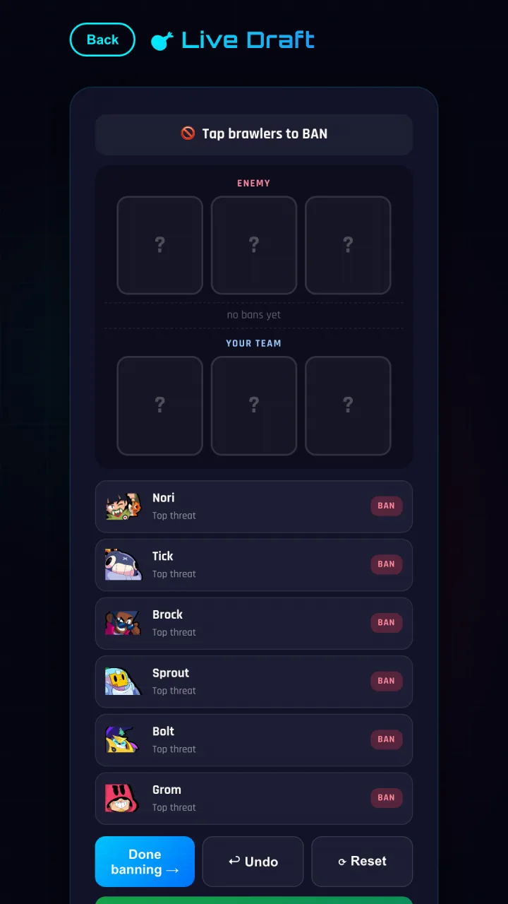 Manual draft